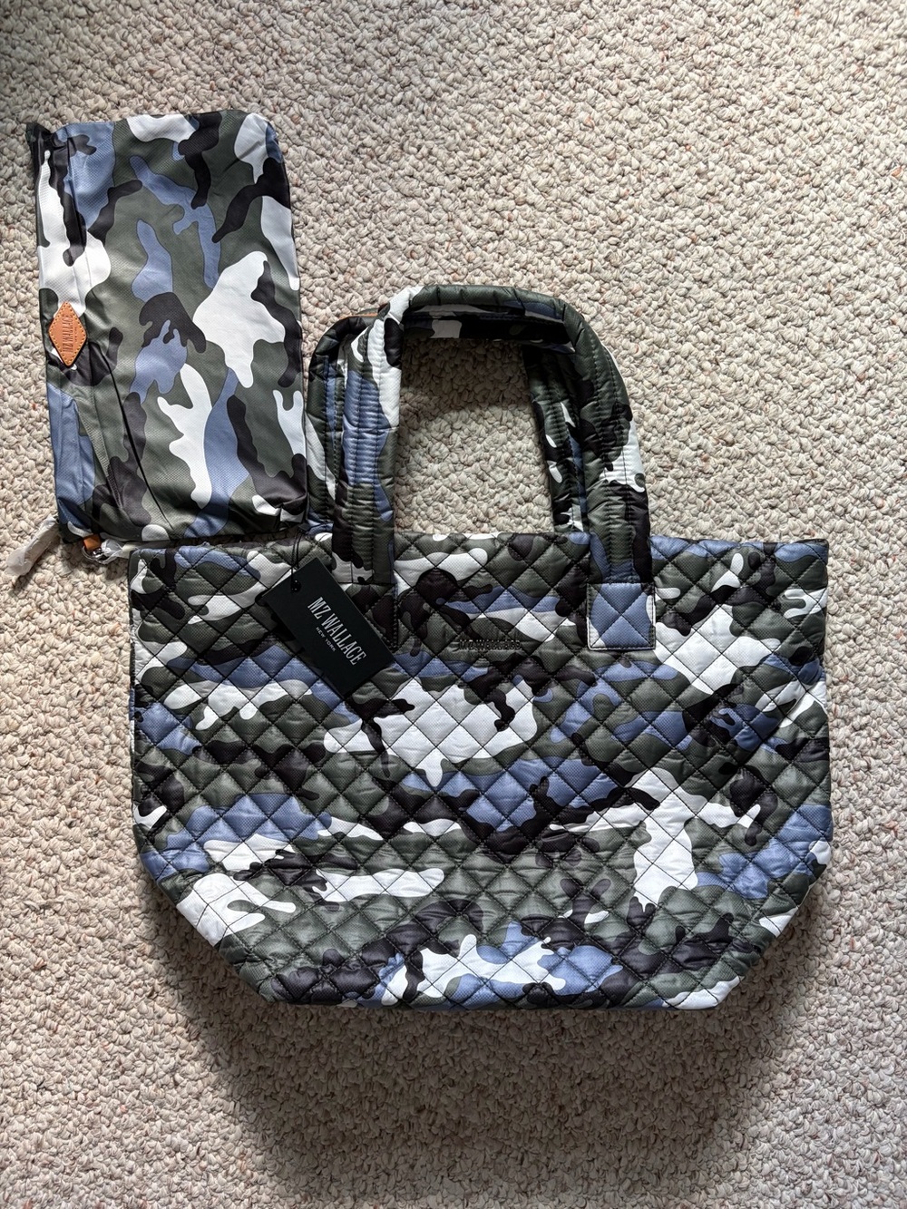MZ Wallace Ocean Camo Metro tote